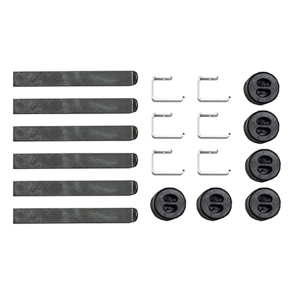 Motamec Universal Exhaust System Mounting Kit - Weld On Bracket Rubber Mount Kit